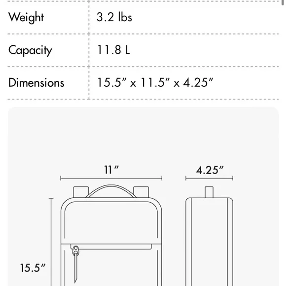 Calpak Kaya 15 inch Laptop Backpack in Mocha - Picture 11 of 11